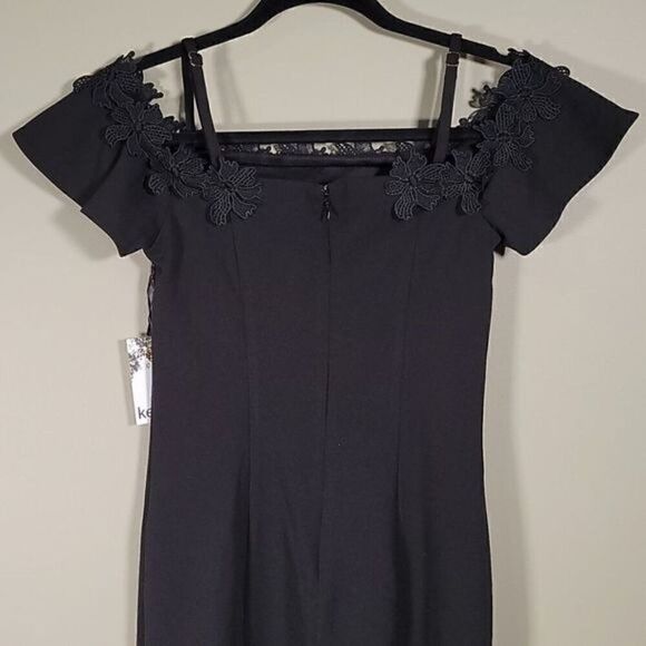 Kensie Solid Off the Shoulder Mini Dress Sz 0 - Picture 5 of 13